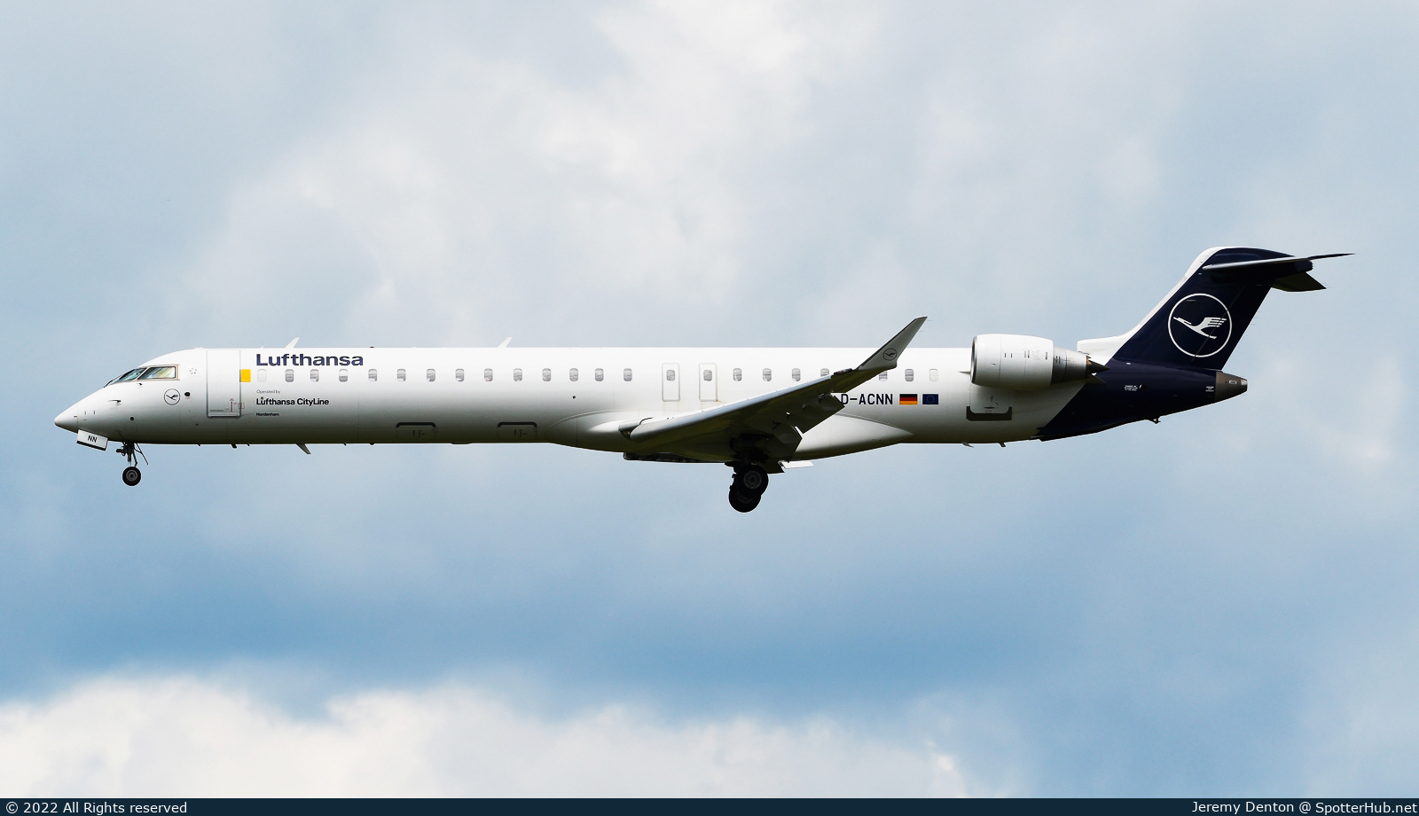 Photo of D-ACNN - Bombardier CRJ-900LR operated by Lufthansa CityLine