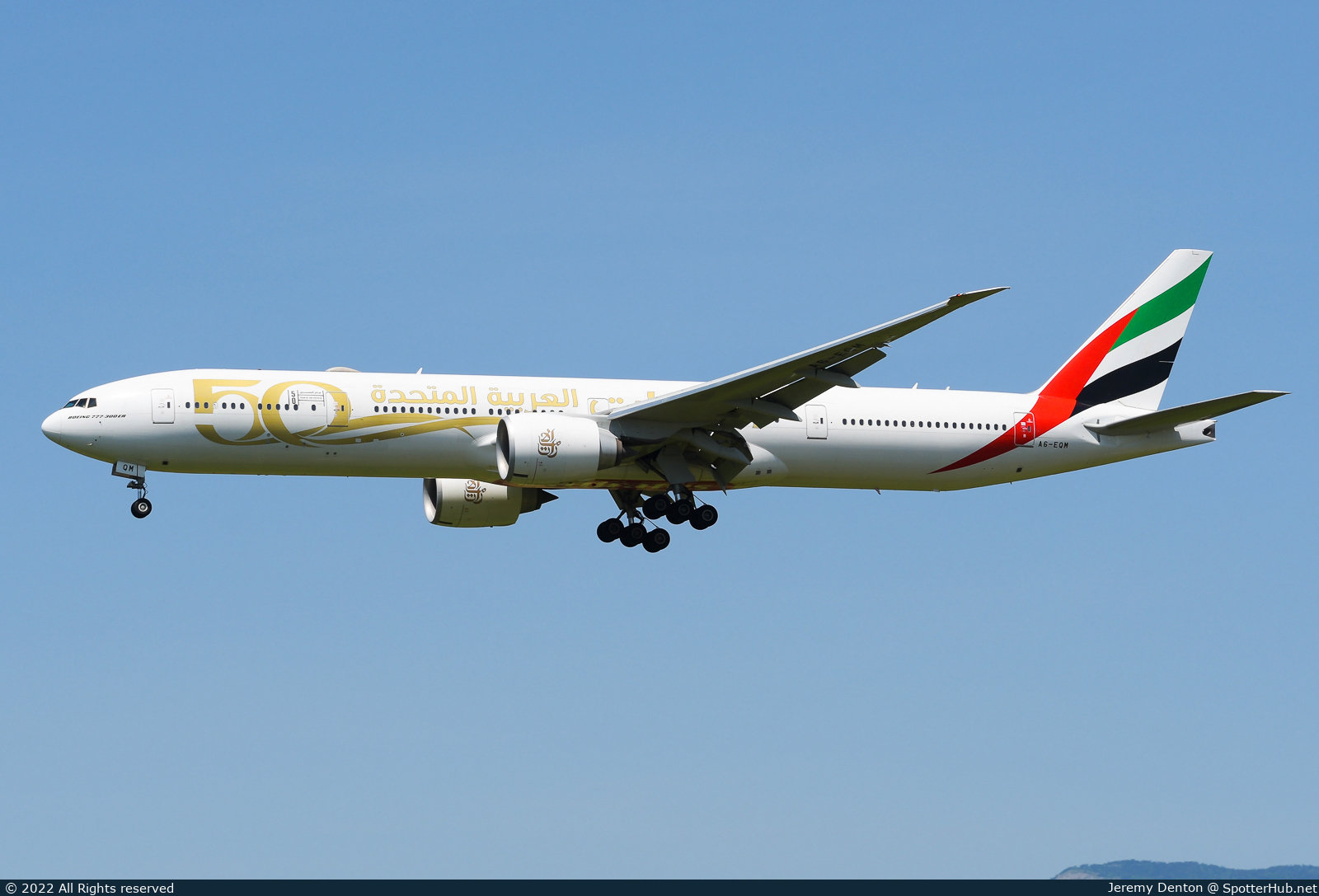 Photo of A6-EQM - Boeing 777-31H(ER) operated by Emirates