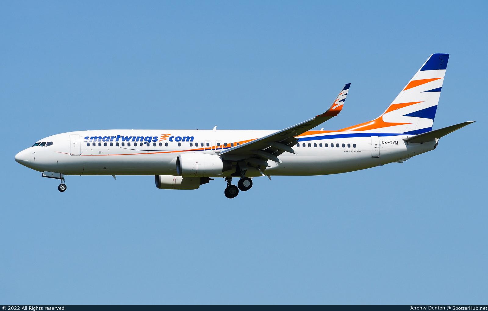 Photo of OK-TVM - Boeing 737-8FN operated by SmartWings