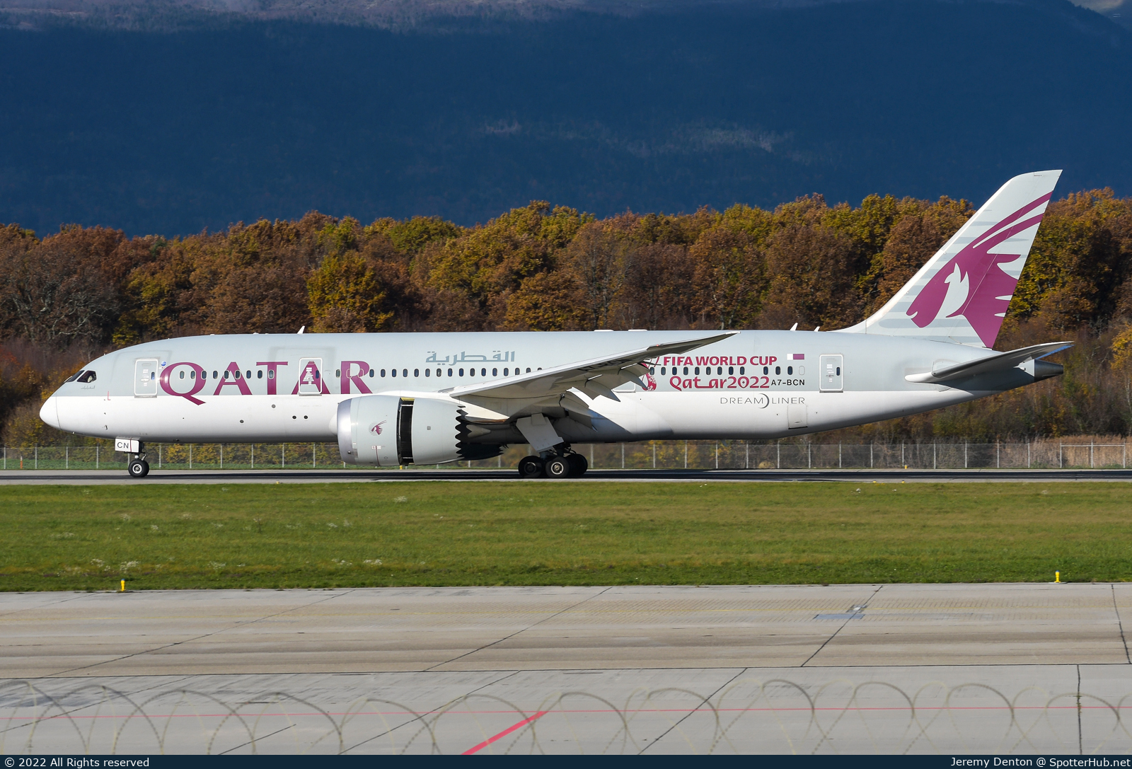 Photo of A7-BCN - Boeing 787-8 Dreamliner operated by Qatar Airways