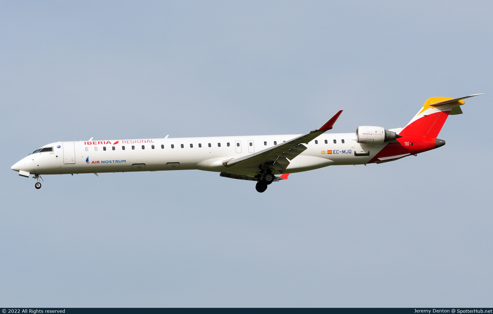Photo of EC-MJQ - Bombardier CRJ-1000 operated by Iberia Regional (opb Air Nostrum)