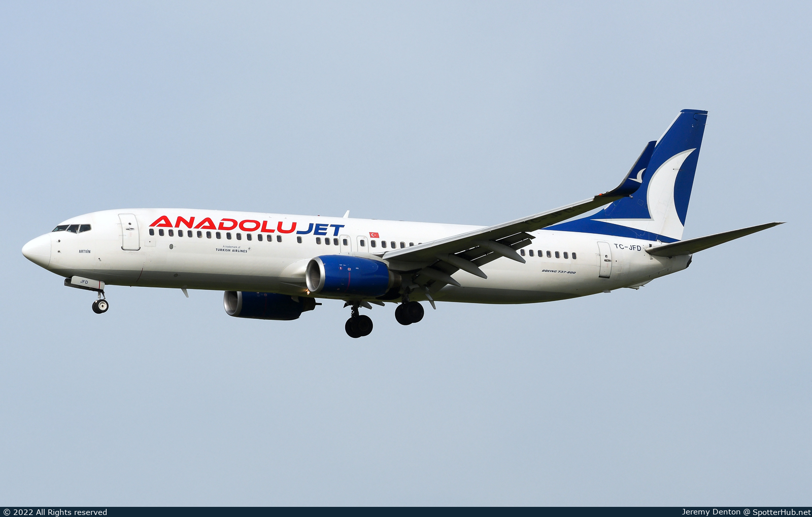Photo of TC-JFD - Boeing 737-8F2 operated by AnadoluJet