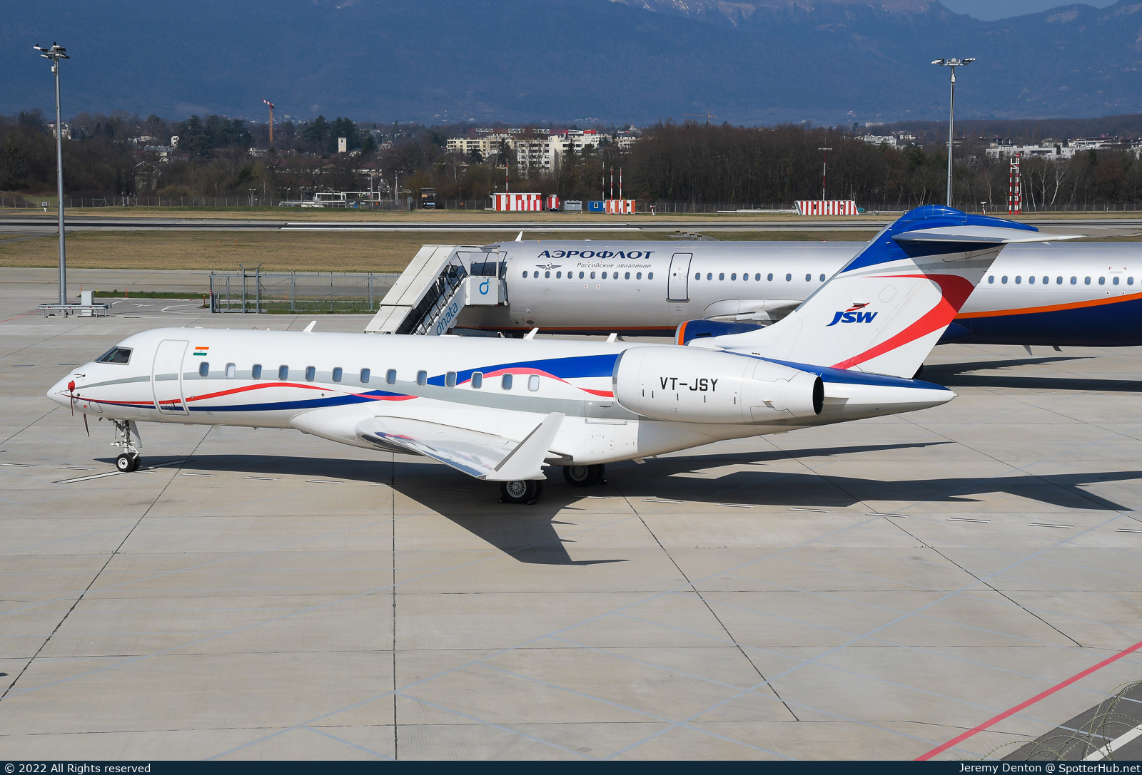 Photo of VT-JSY - Bombardier Global 6000 operated by JSW Steel