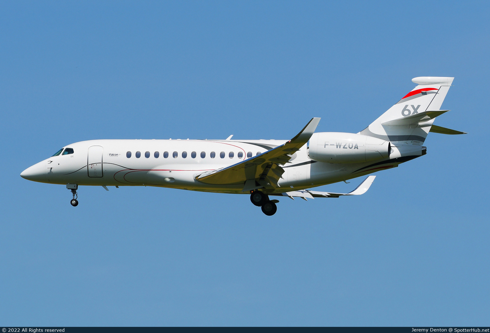 Photo of F-WZOA - Dassault Falcon 6X operated by Dassault Aviation