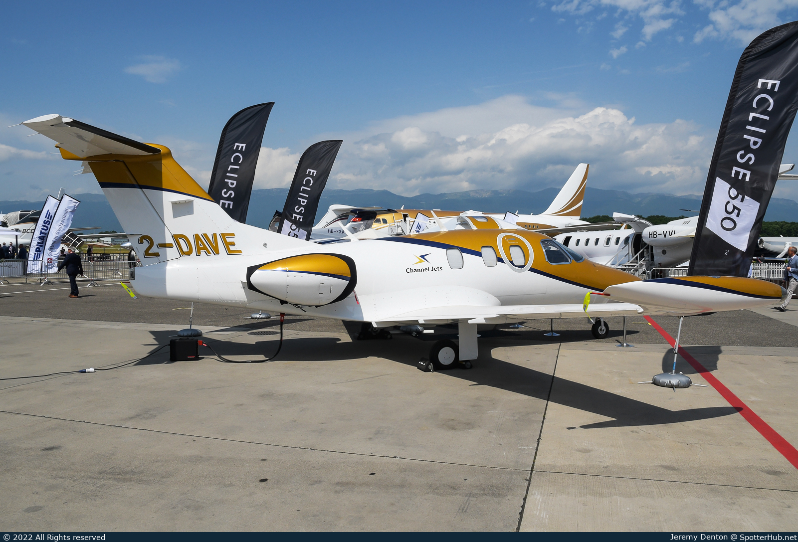 Photo of 2-DAVE - Eclipse EA500 operated by Channel Islands Jet Services