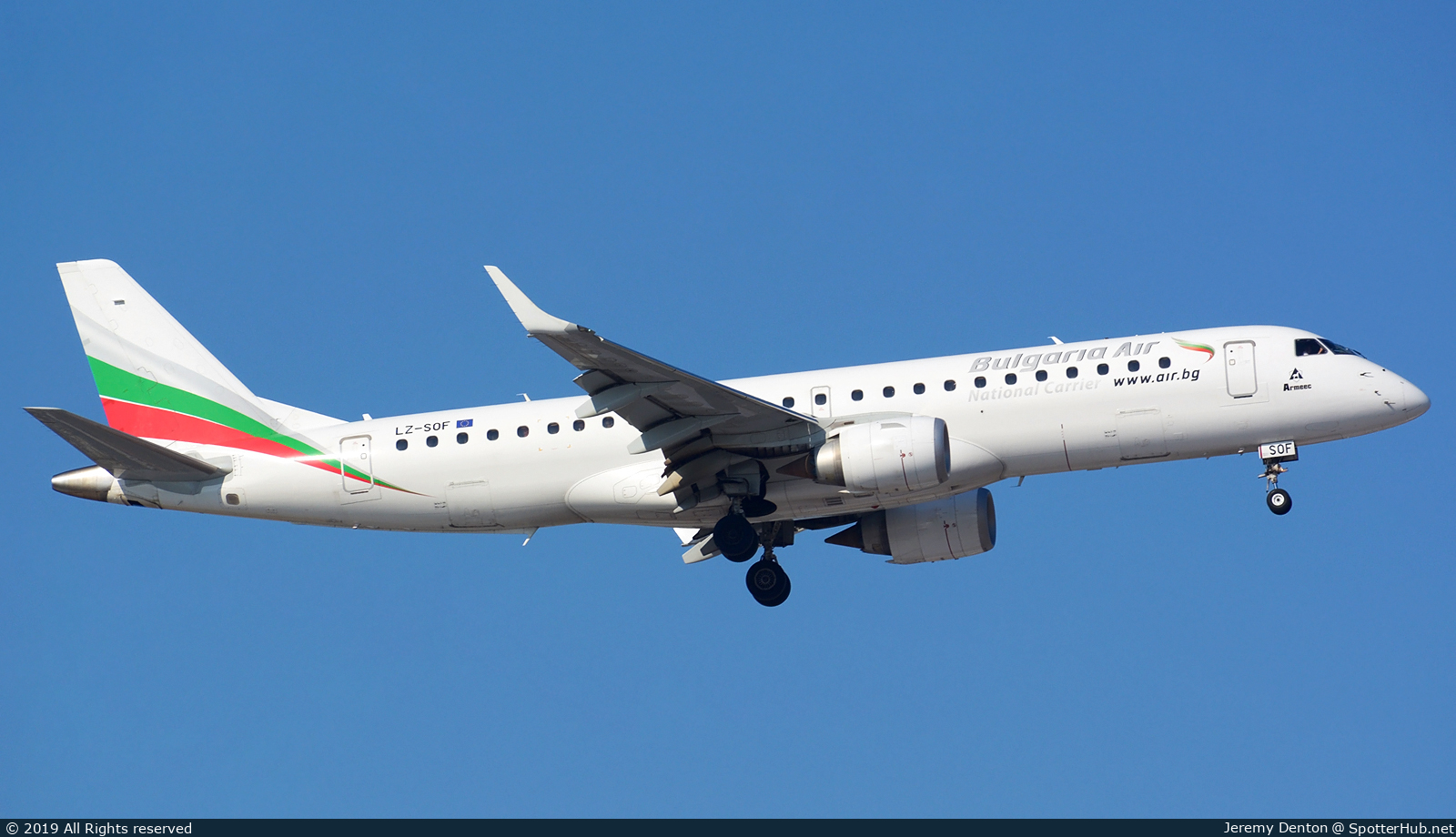 Photo of LZ-SOF - Embraer ERJ-190STD operated by Bulgaria Air