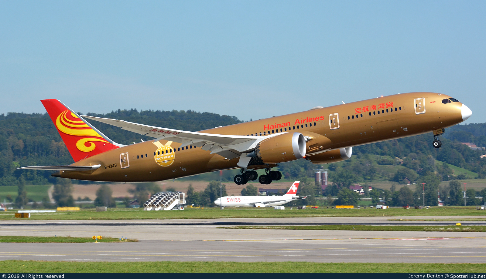 Photo of B-1343 - Boeing 787-9 Dreamliner operated by Hainan Airlines