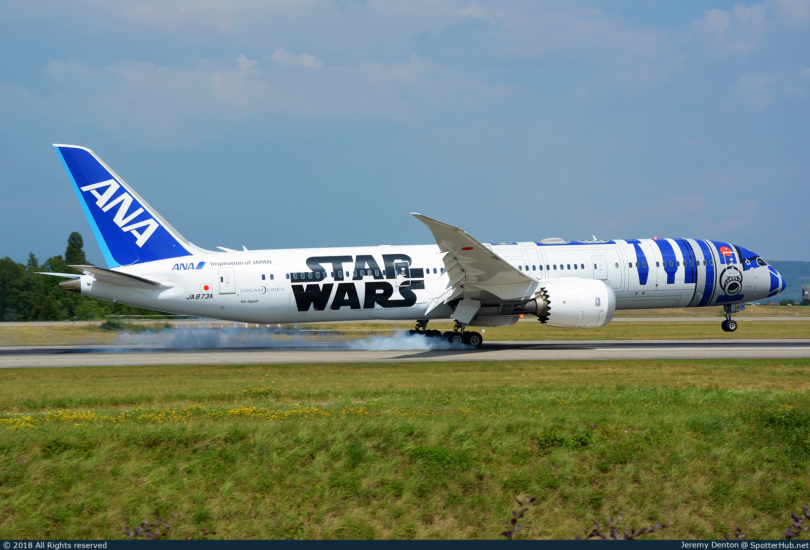 Photo of JA873A - Boeing 787-9 Dreamliner operated by ANA All Nippon Airways