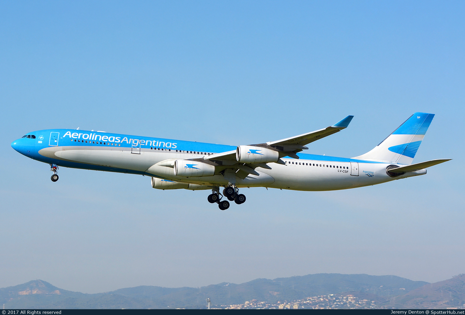 Photo of LV-CSF - Airbus A340-313 operated by Aerolineas Argentinas