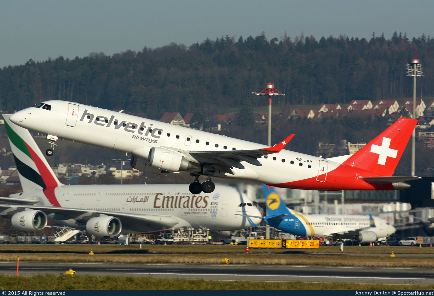 Photo of HB-JVR - Embraer ERJ-190LR operated by Helvetic Airways