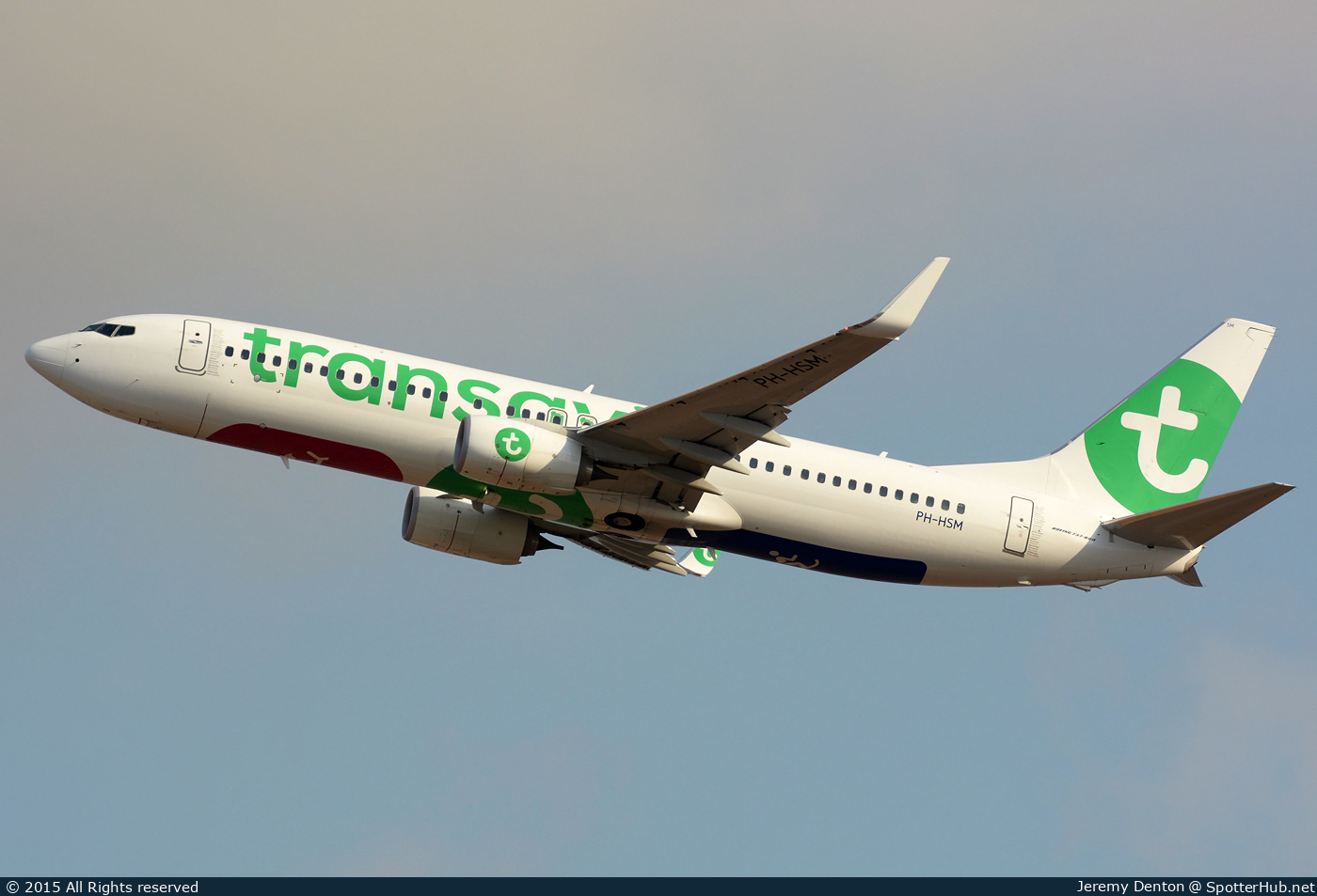 Photo of PH-HSM - Boeing 737-8K2 operated by Transavia