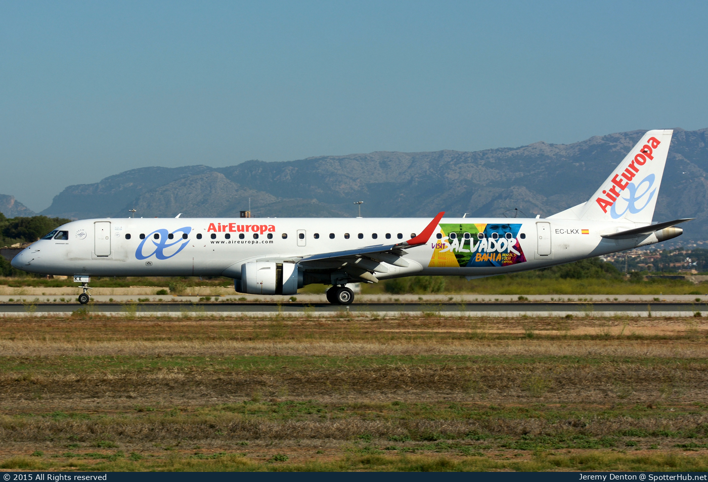Photo of EC-LKX - Embraer ERJ-195LR operated by Air Europa