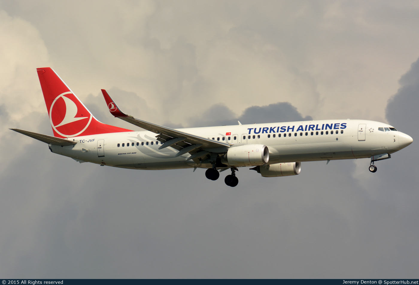 Photo of TC-JVF - Boeing 737-8F2 operated by Turkish Airlines