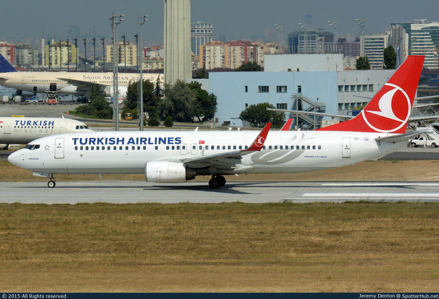Photo of TC-JGF - Boeing 737-8F2 operated by Turkish Airlines
