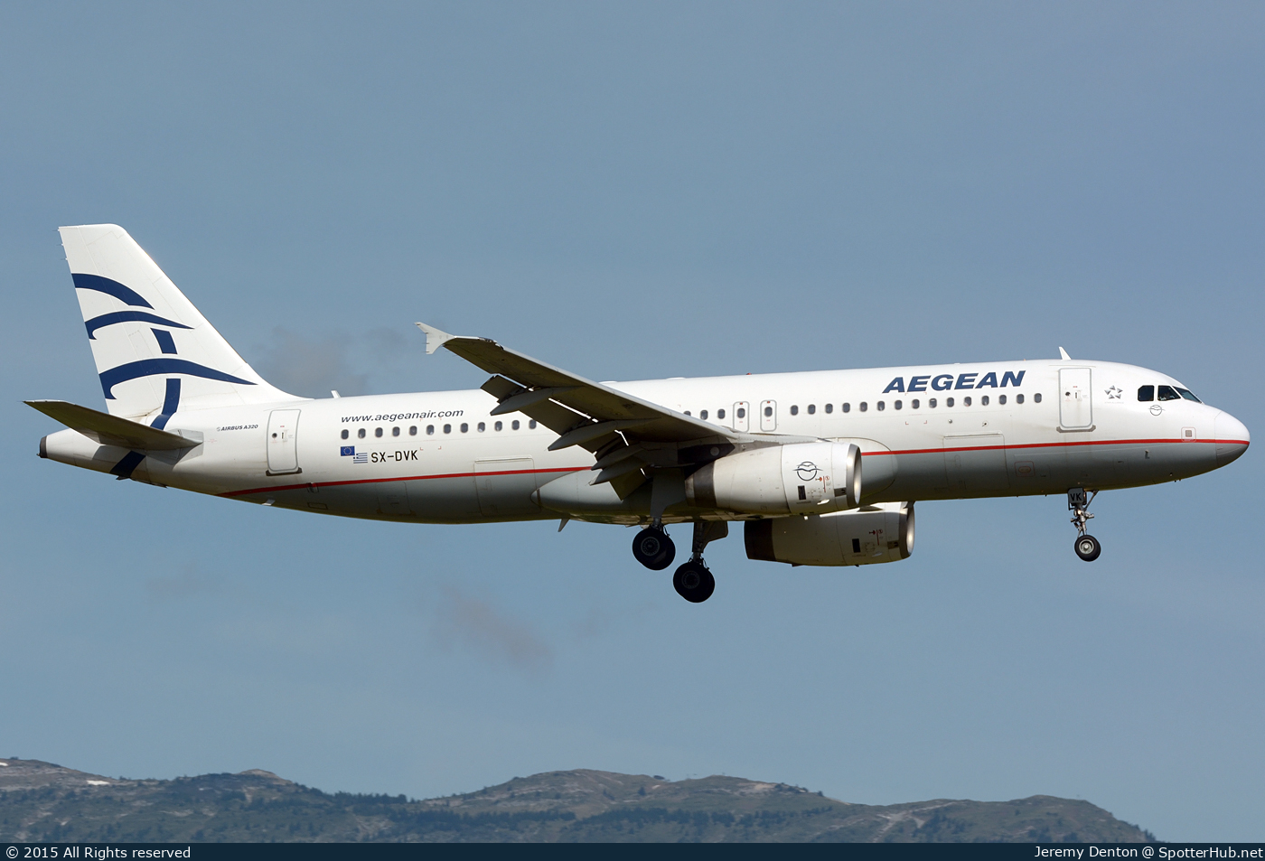 Photo of SX-DVK - Airbus A320-232 operated by Aegean Airlines