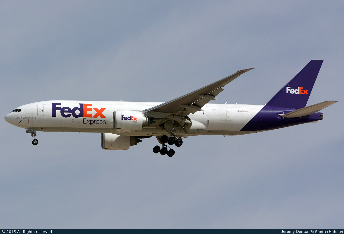 Photo of N880FD - Boeing 777-F28 operated by FedEx