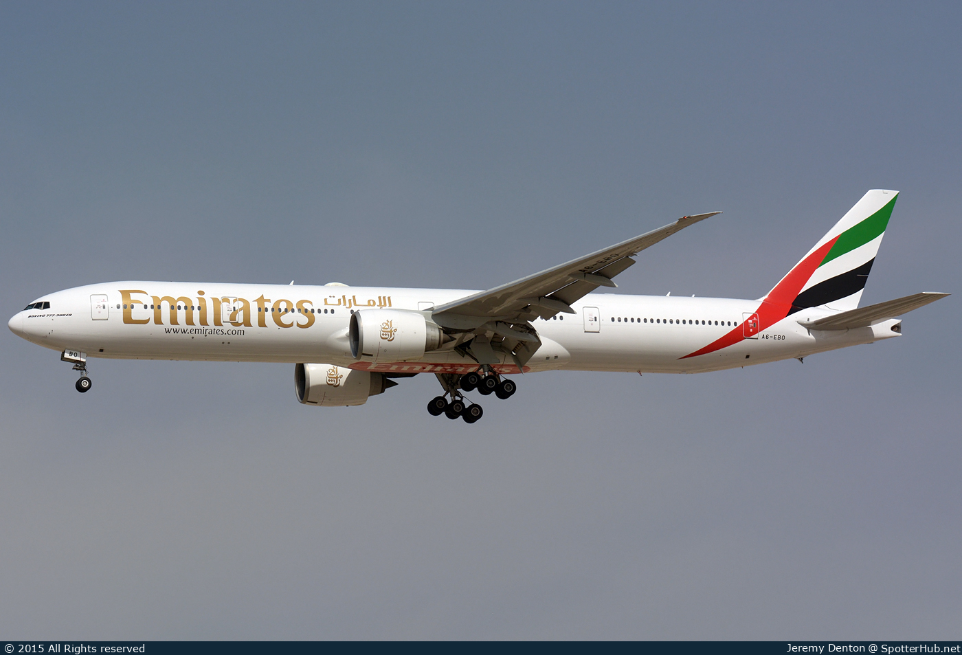 Photo of A6-EBO - Boeing 777-36N(ER) operated by Emirates
