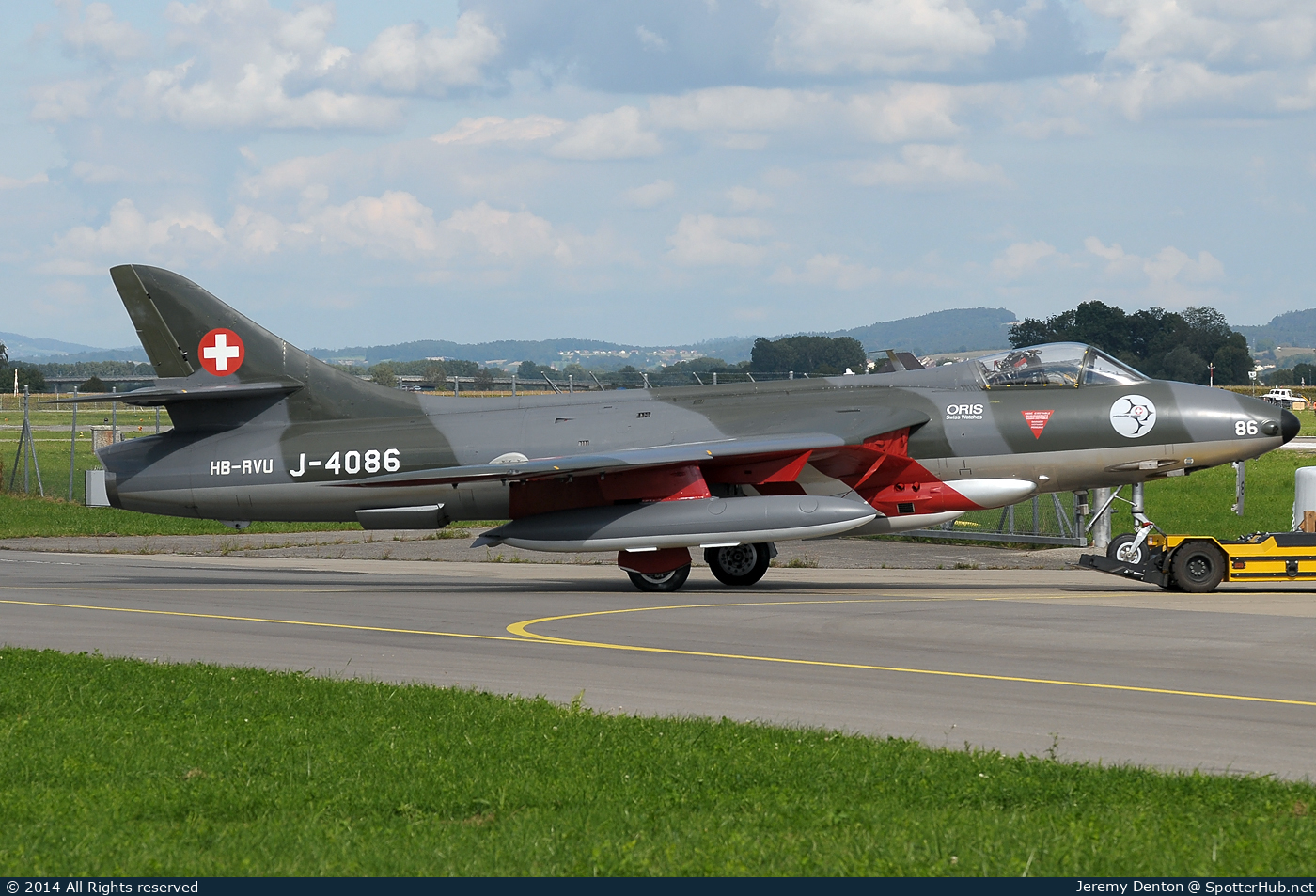 Photo of J-4086 - Hawker Hunter Mk.58 operated by Swiss Air Force