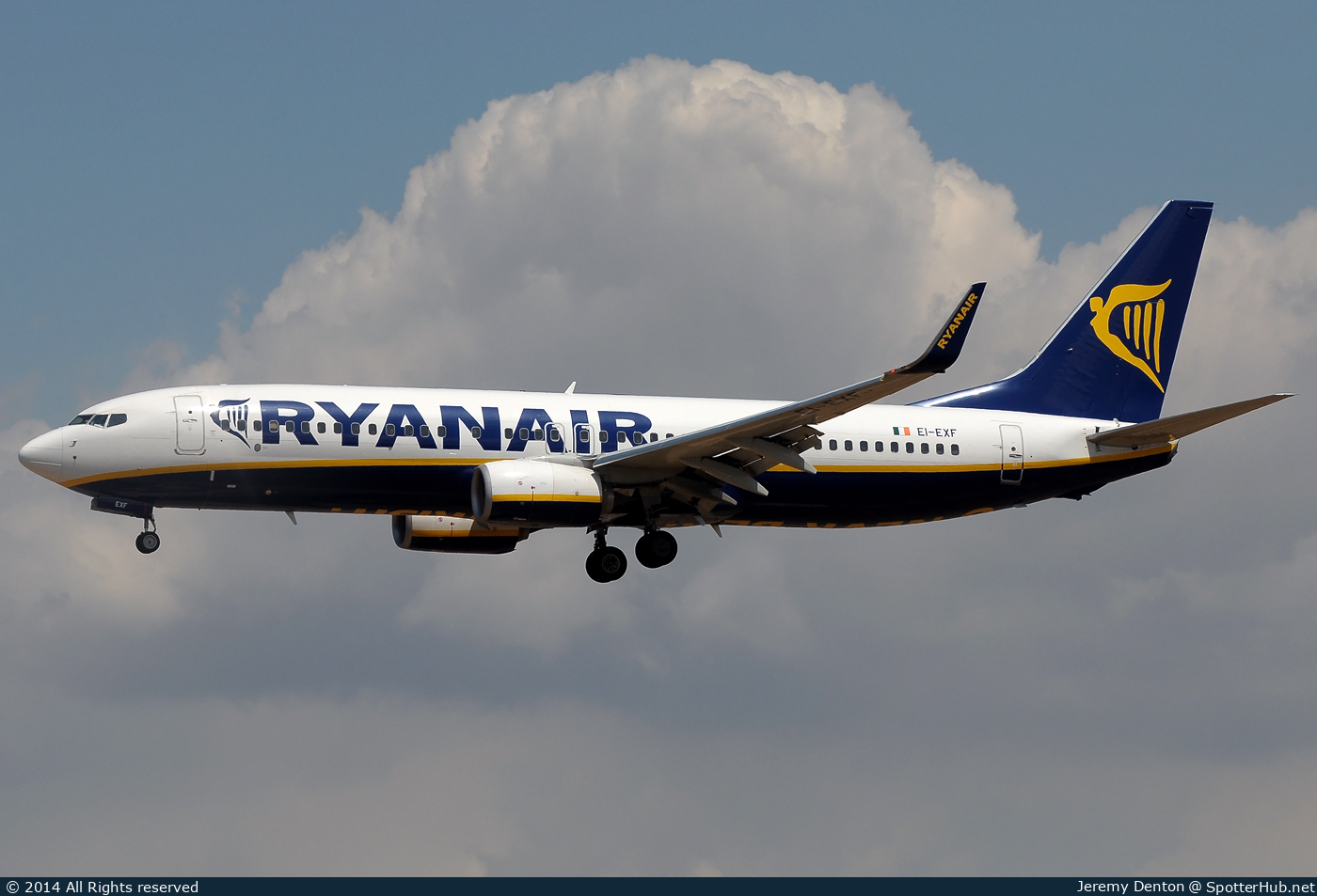 Photo of EI-EXF - Boeing 737-8AS operated by Ryanair