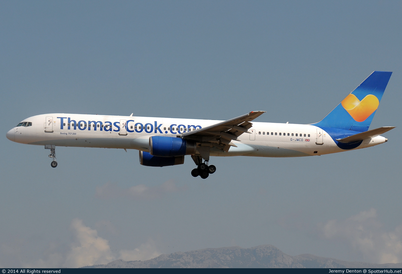 Photo of G-JMCD - Boeing 757-25F operated by Thomas Cook Airlines