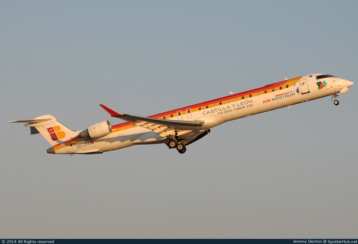 Photo of EC-JYA - Bombardier CRJ-900LR operated by Iberia Regional (opb Air Nostrum)