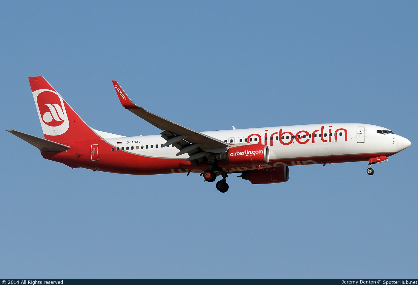 Photo of D-ABAG - Boeing 737-46J operated by Air Berlin