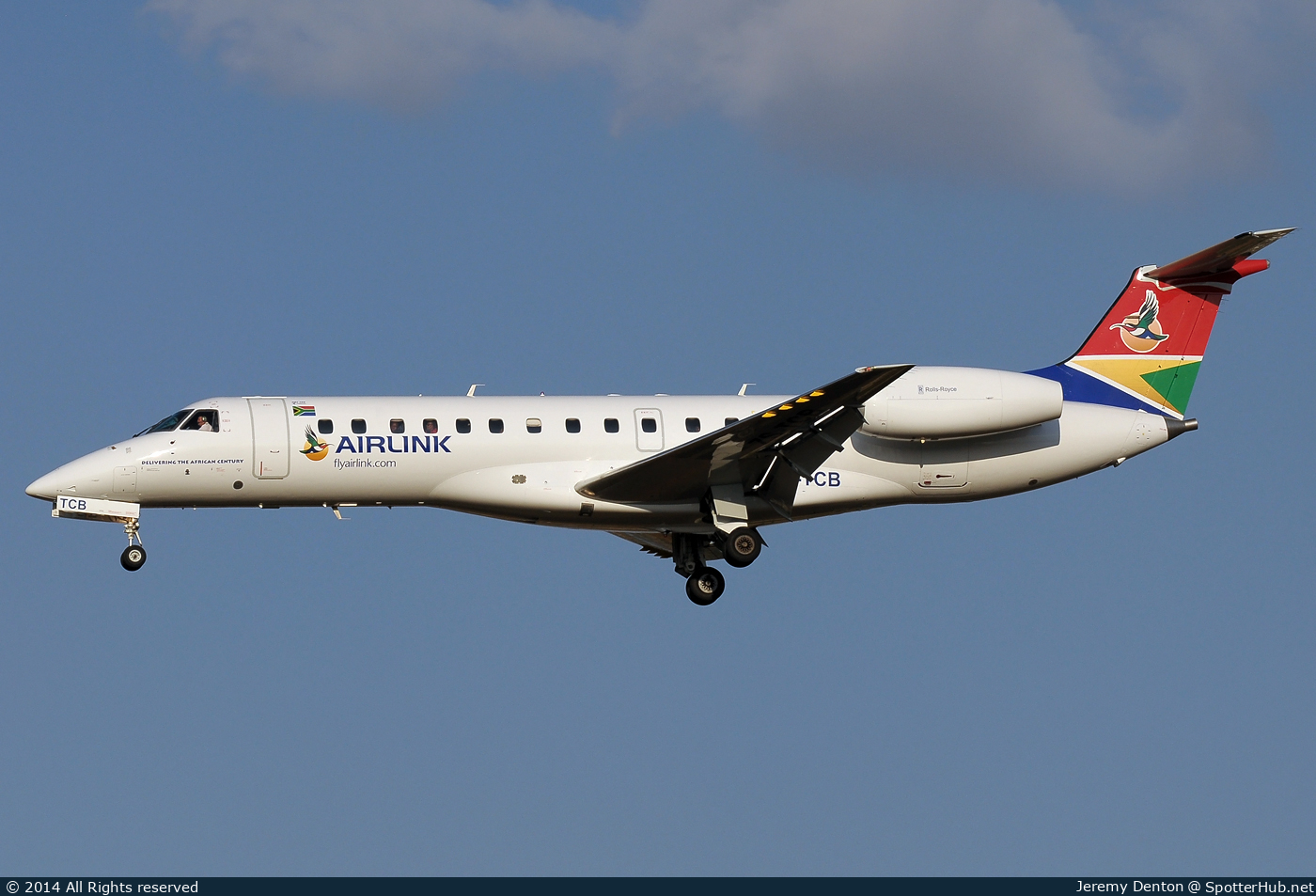 Photo of ZS-TCB - Embraer ERJ-135ER operated by Airlink Pty