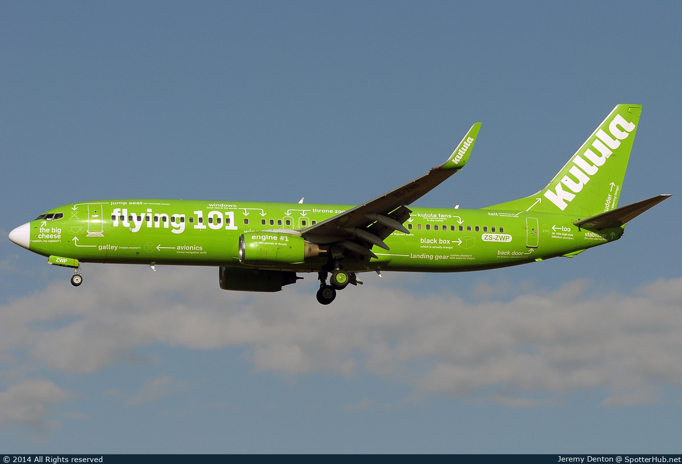 Photo of ZS-ZWP - Boeing 737-86N operated by Kulula.com