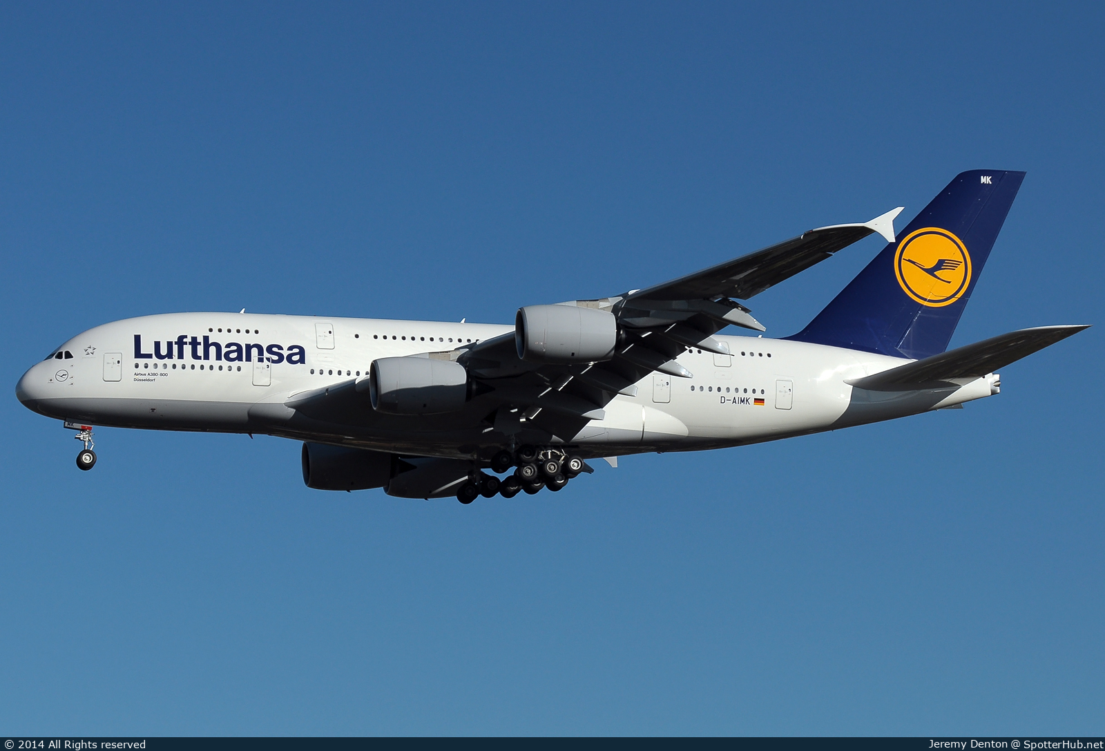 Photo of D-AIMK - Airbus A380-841 operated by Lufthansa