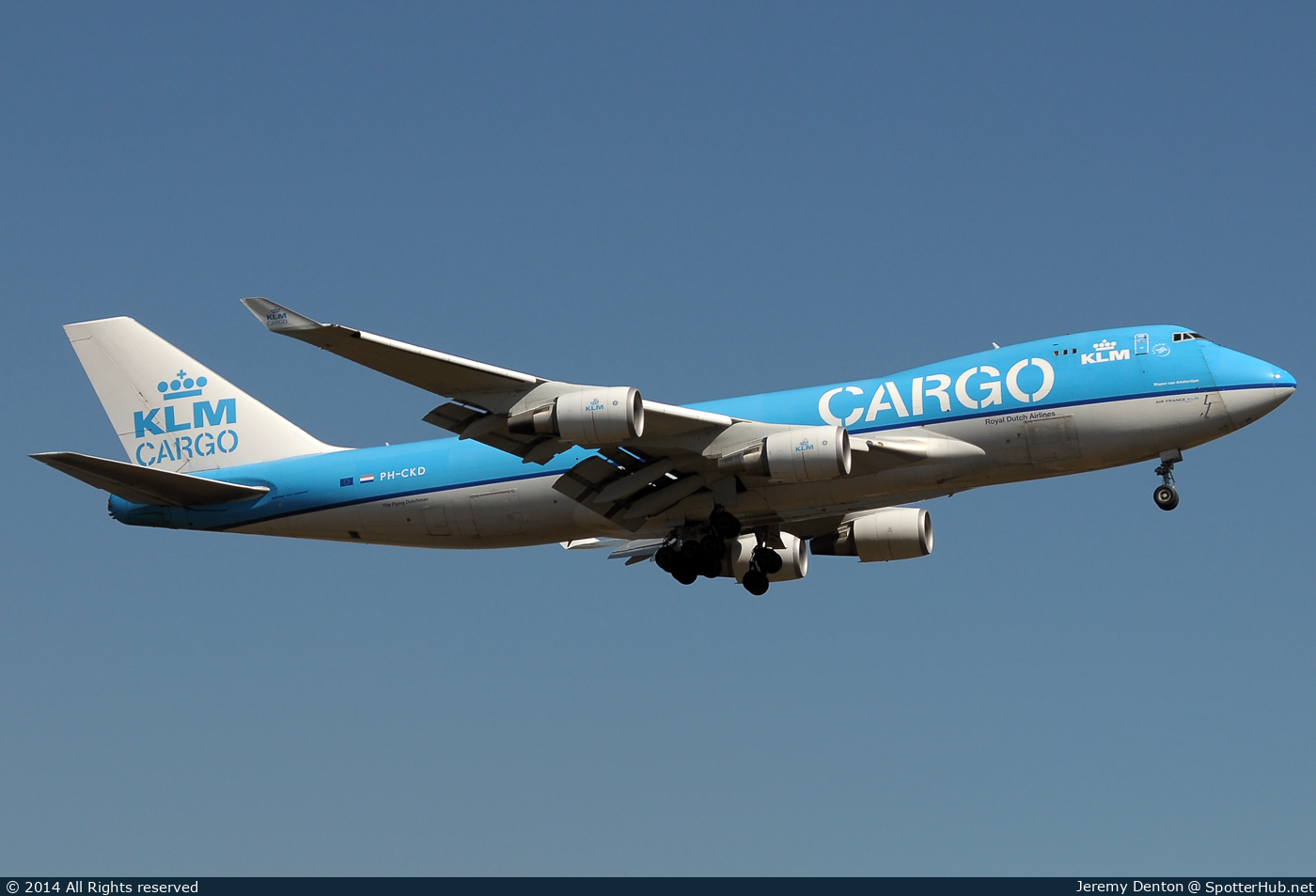 Photo of PH-CKD - Boeing 747-406F(ER) operated by KLM Cargo (opb Martinair)