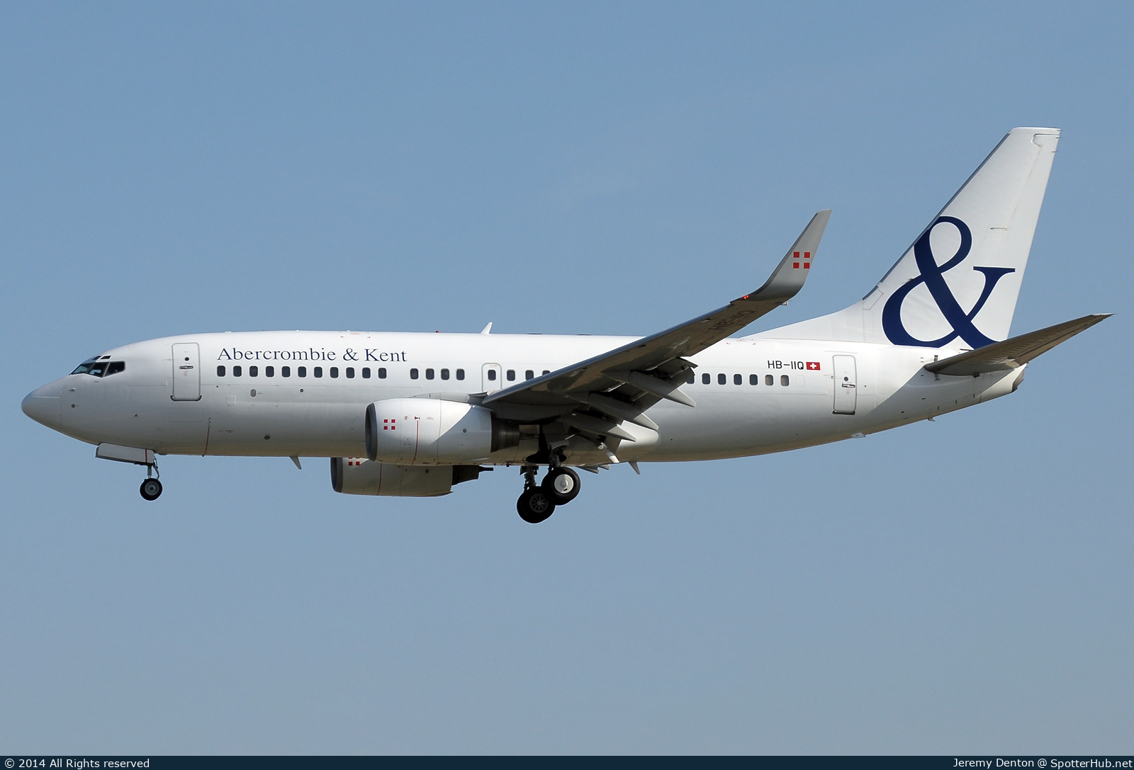 Photo of HB-IIQ - Boeing 737-7AK(BBJ) operated by PrivatAir