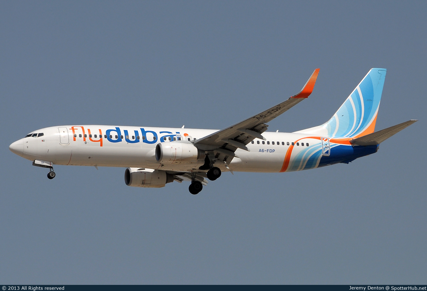 Photo of A6-FDP - Boeing 737-8KN operated by flydubai