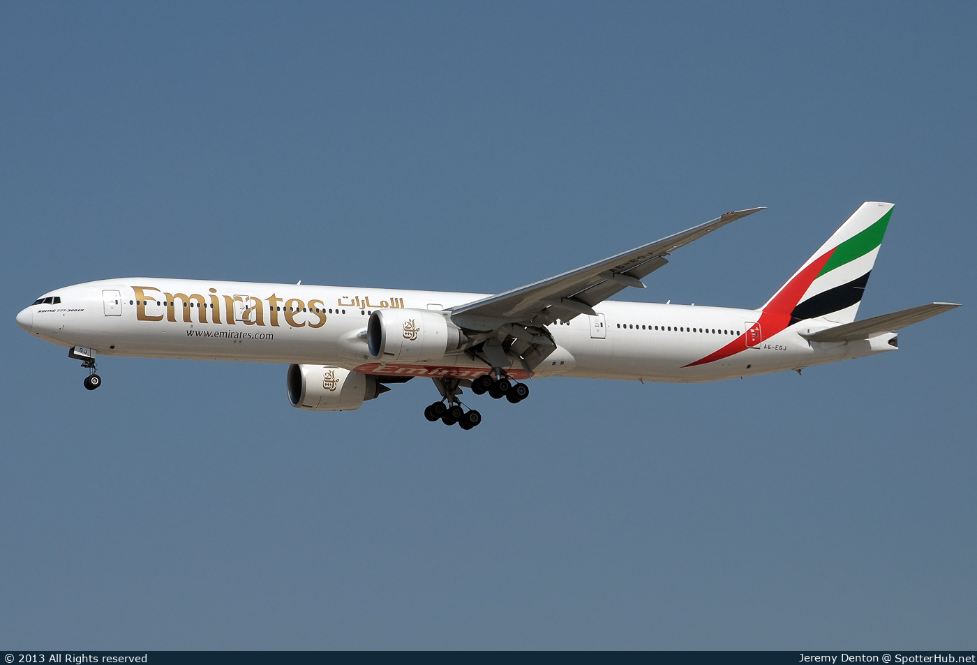 Photo of A6-EGJ - Boeing 777-31H(ER) operated by Emirates