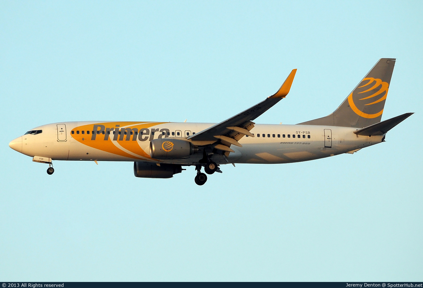 Photo of OY-PSB - Boeing 737-8Q8 operated by Primera Air Scandinavia