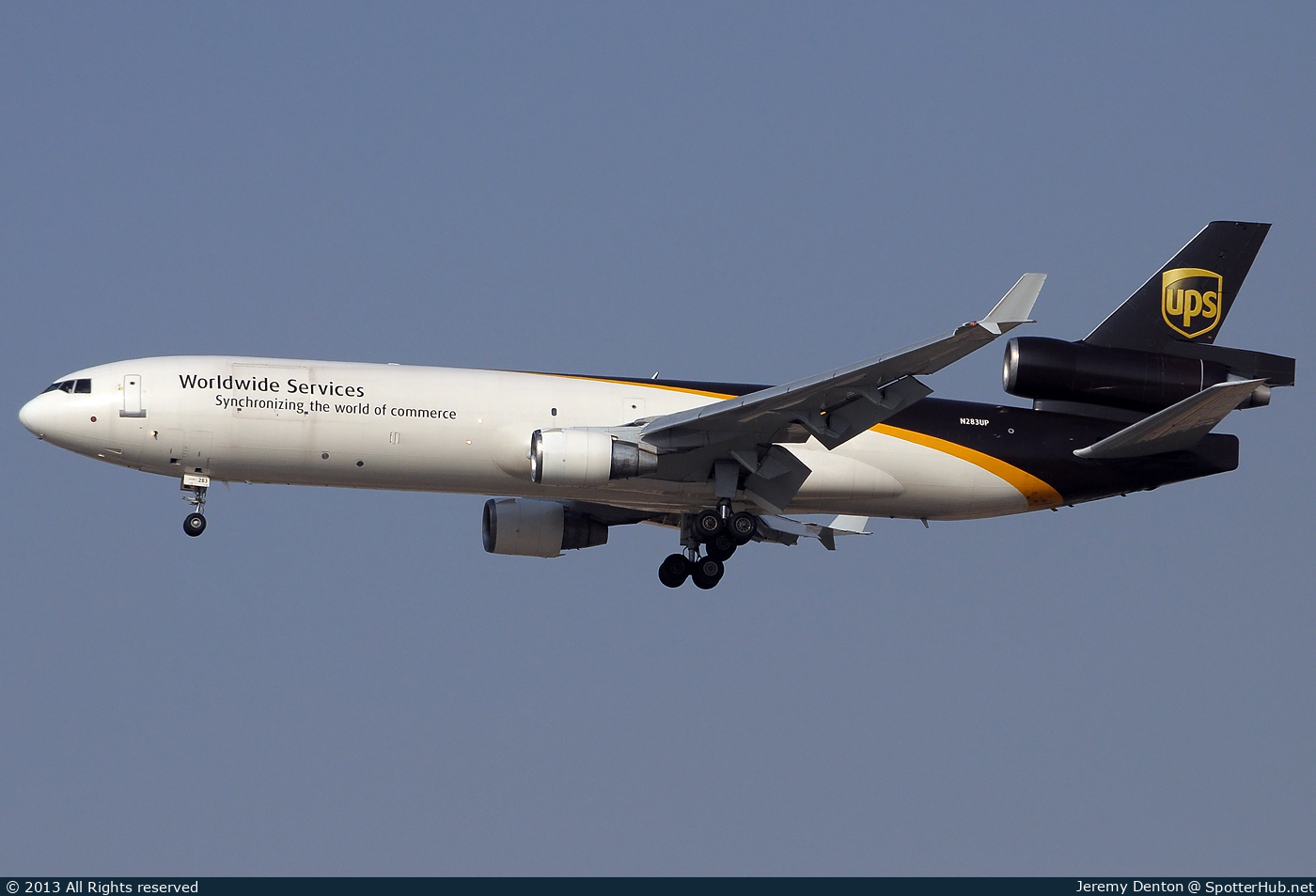 Photo of N283UP - McDonnell Douglas MD-11(F) operated by UPS United Parcel Service