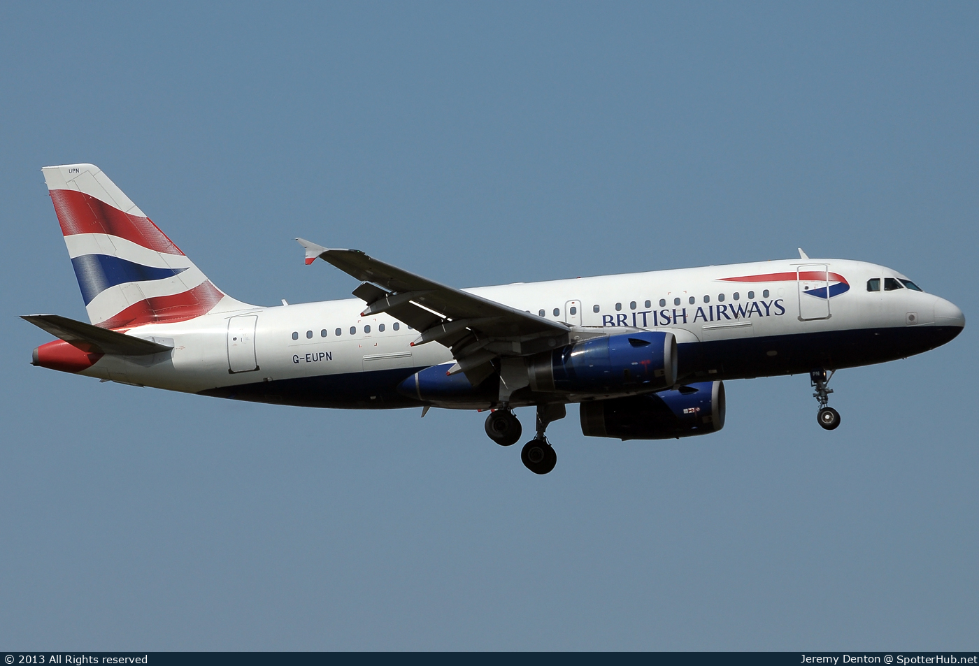 Photo of G-EUPN - Airbus A319-131 operated by British Airways