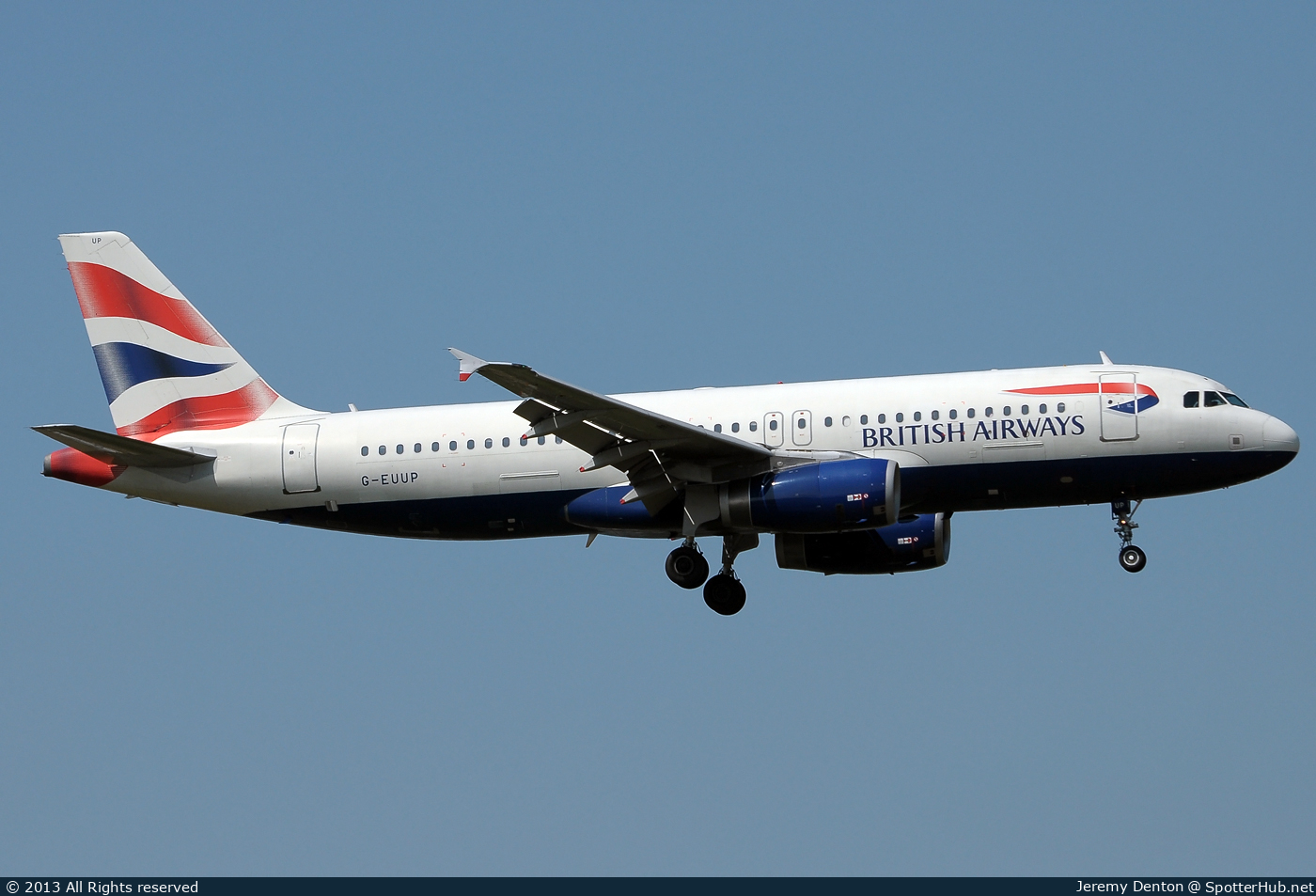 Photo of G-EUUP - Airbus A320-232 operated by British Airways