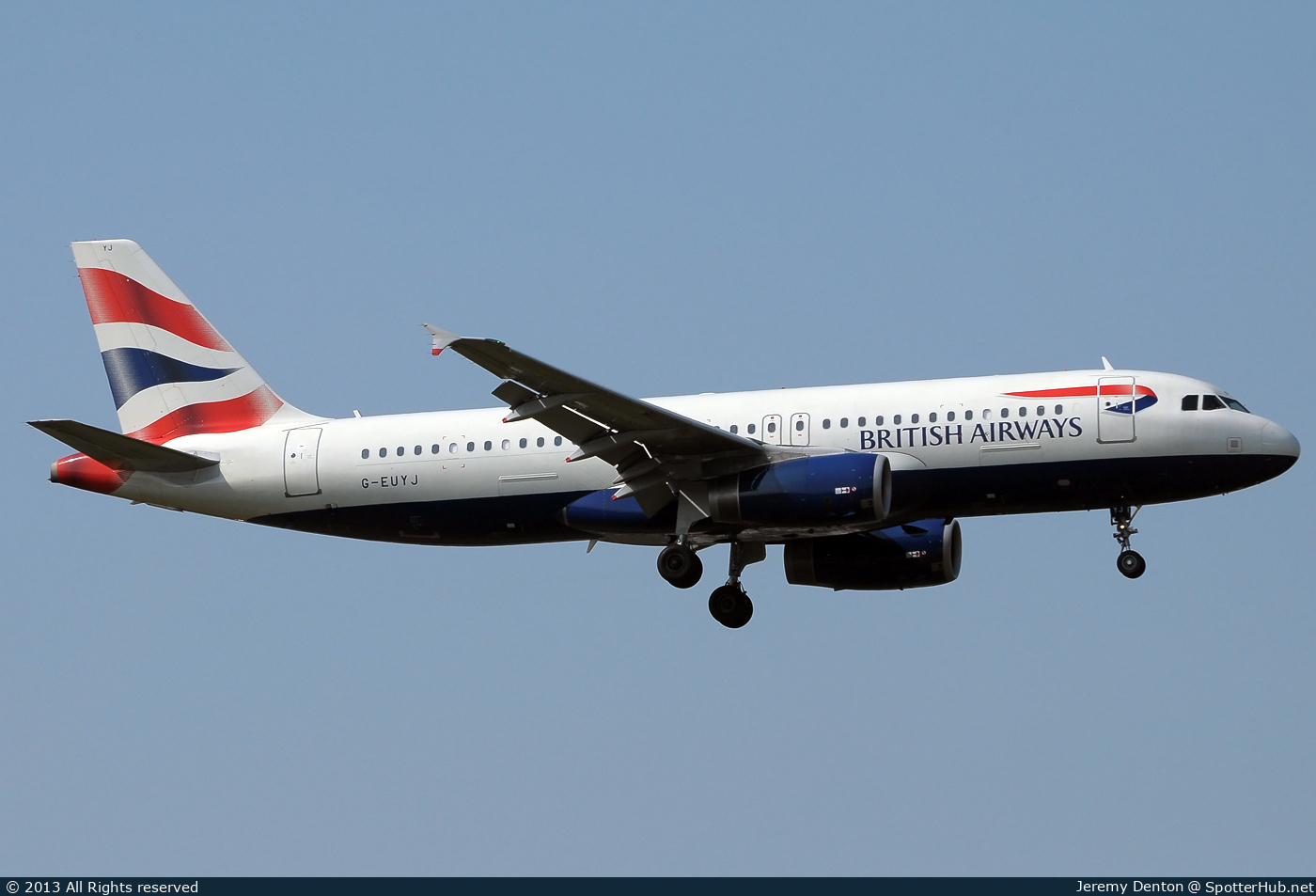 Photo of G-EUYJ - Airbus A320-232 operated by British Airways