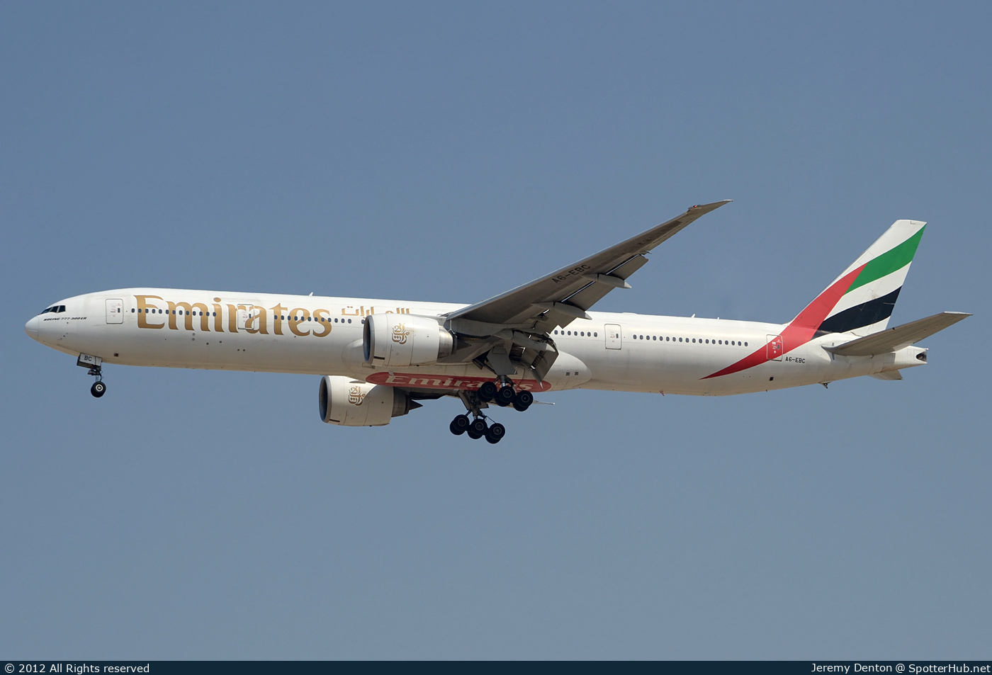 Photo of A6-EBC - Boeing 777-36N(ER) operated by Emirates
