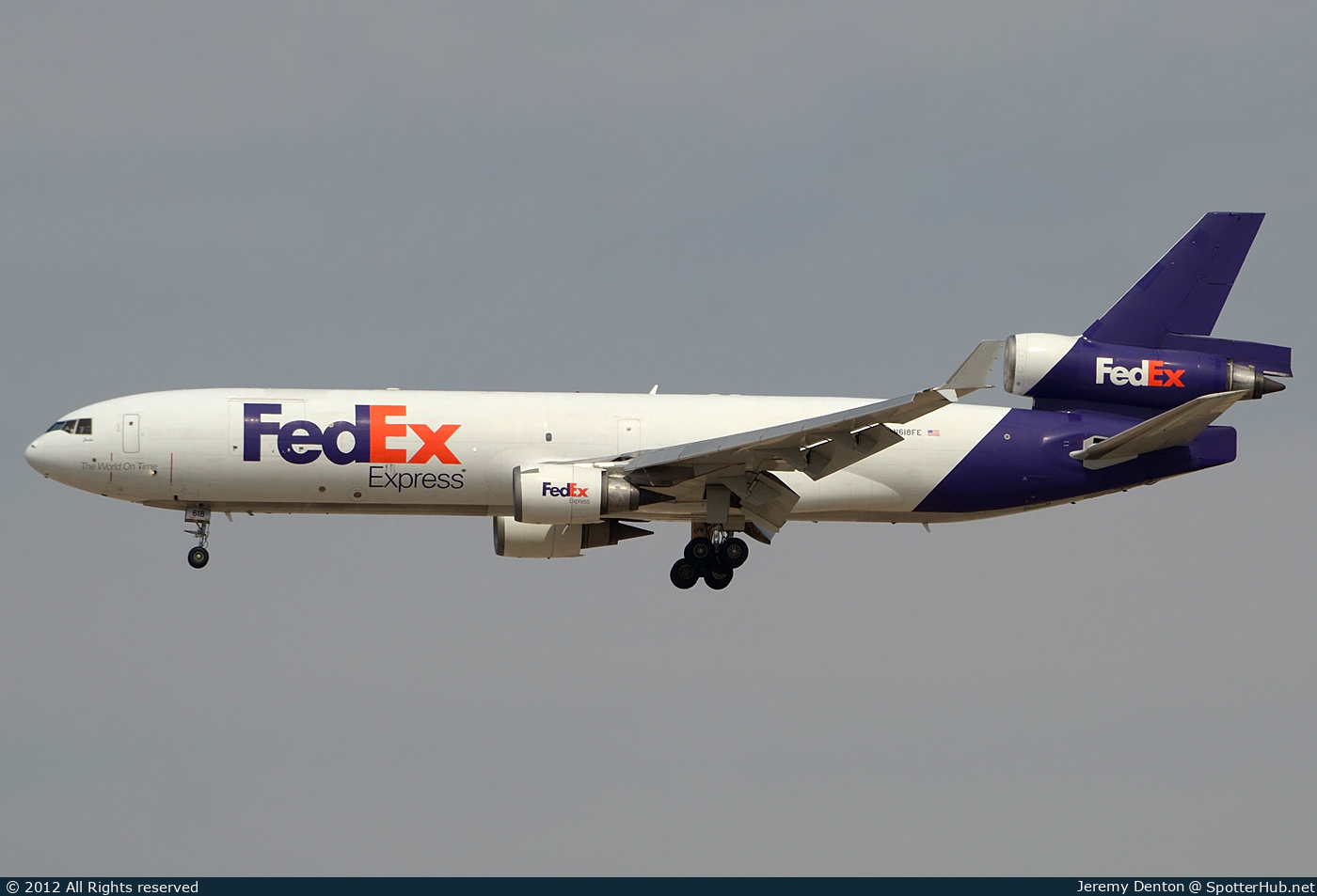 Photo of N618FE - McDonnell Douglas MD-11(F) operated by FedEx