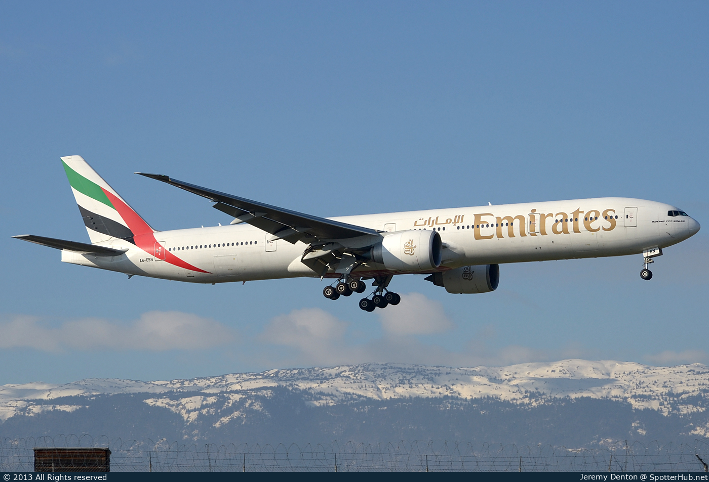 Photo of A6-EBN - Boeing 777-36N(ER) operated by Emirates