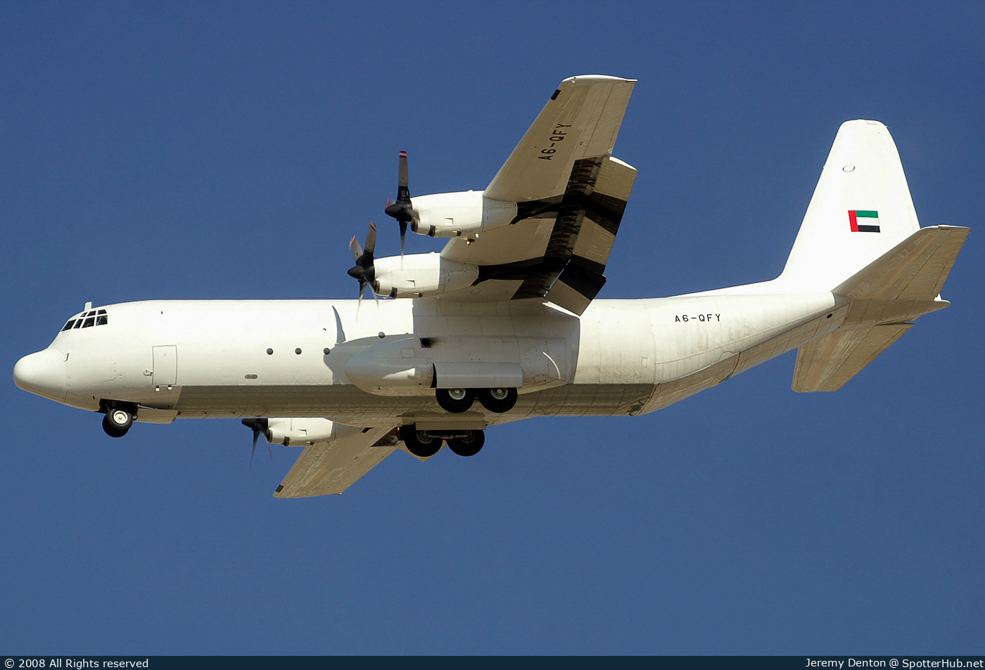 Photo of A6-QFY - Lockheed L-100-30 Hercules operated by Maximus Air Cargo