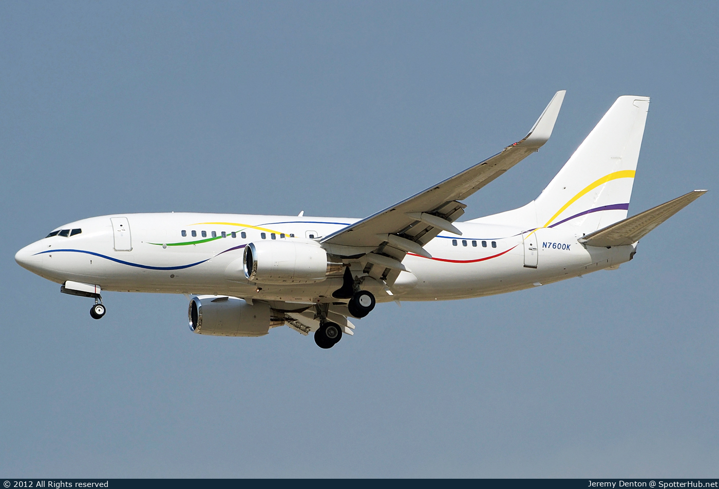Photo of N7600K - Boeing 737-7BC(BBJ) operated by SAS Institute
