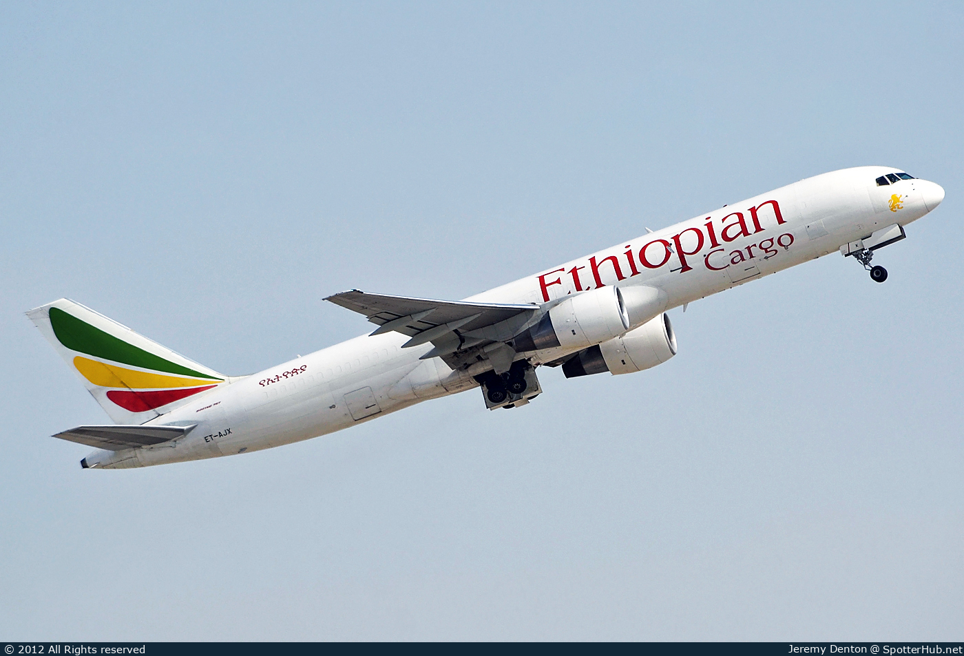 Photo of ET-AJX - Boeing 757-260(PCF) operated by Ethiopian Airlines Cargo