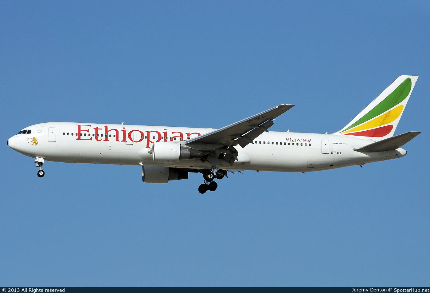 Photo of ET-ALL - Boeing 767-3BG(ER) operated by Ethiopian Airlines