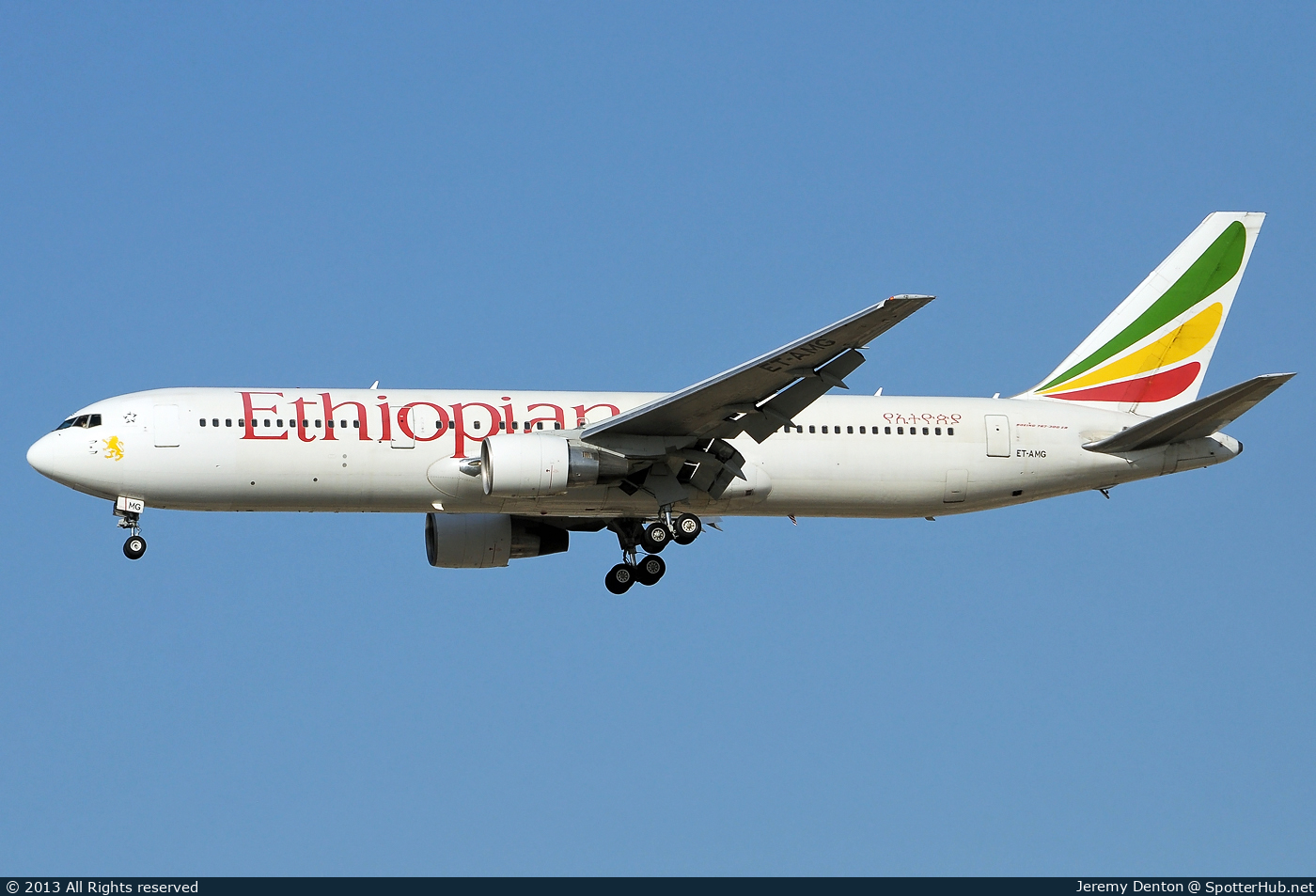 Photo of ET-AMG - Boeing 767-3BG(ER) operated by Ethiopian Airlines