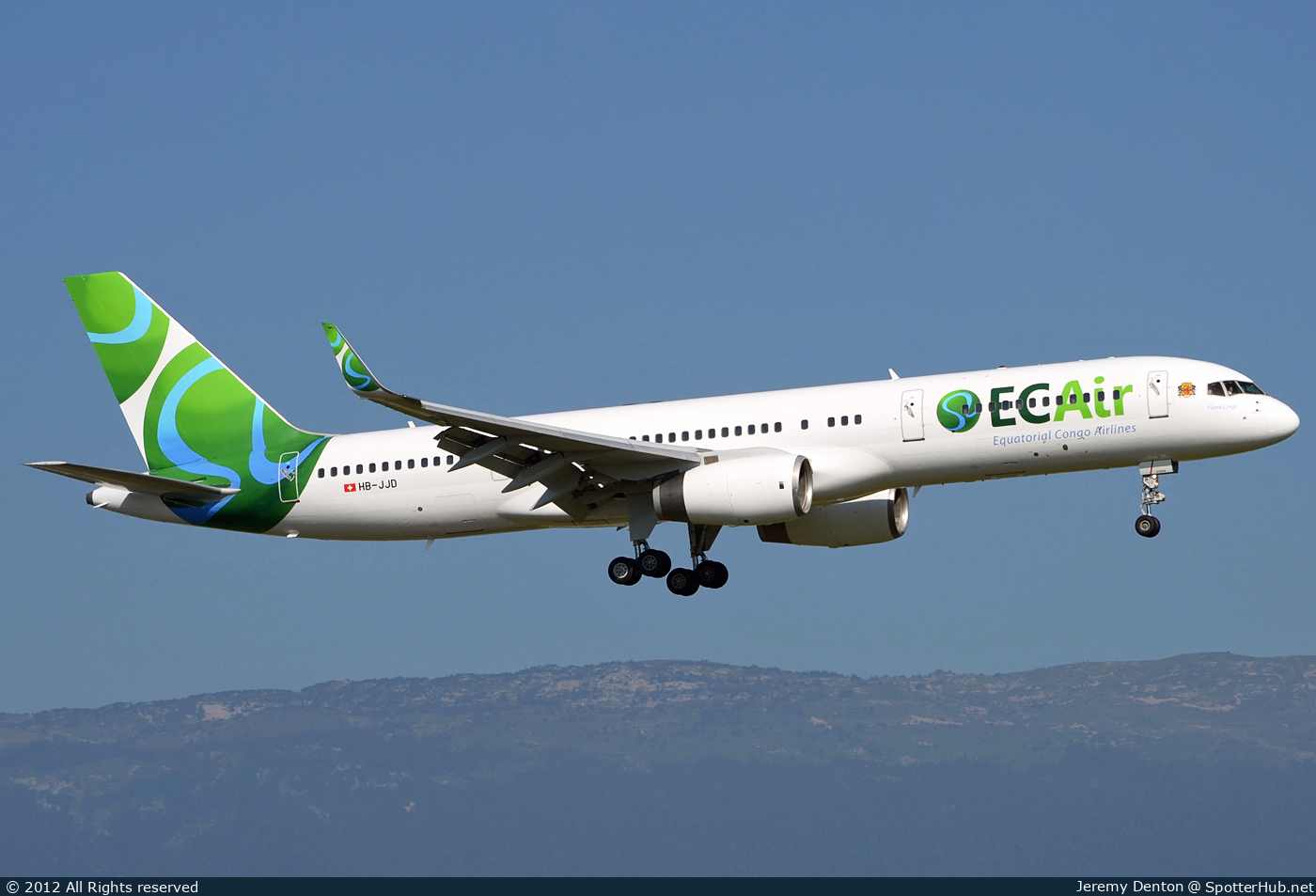 Photo of HB-JJD - Boeing 757-236 operated by ECAir (opb PrivatAir)