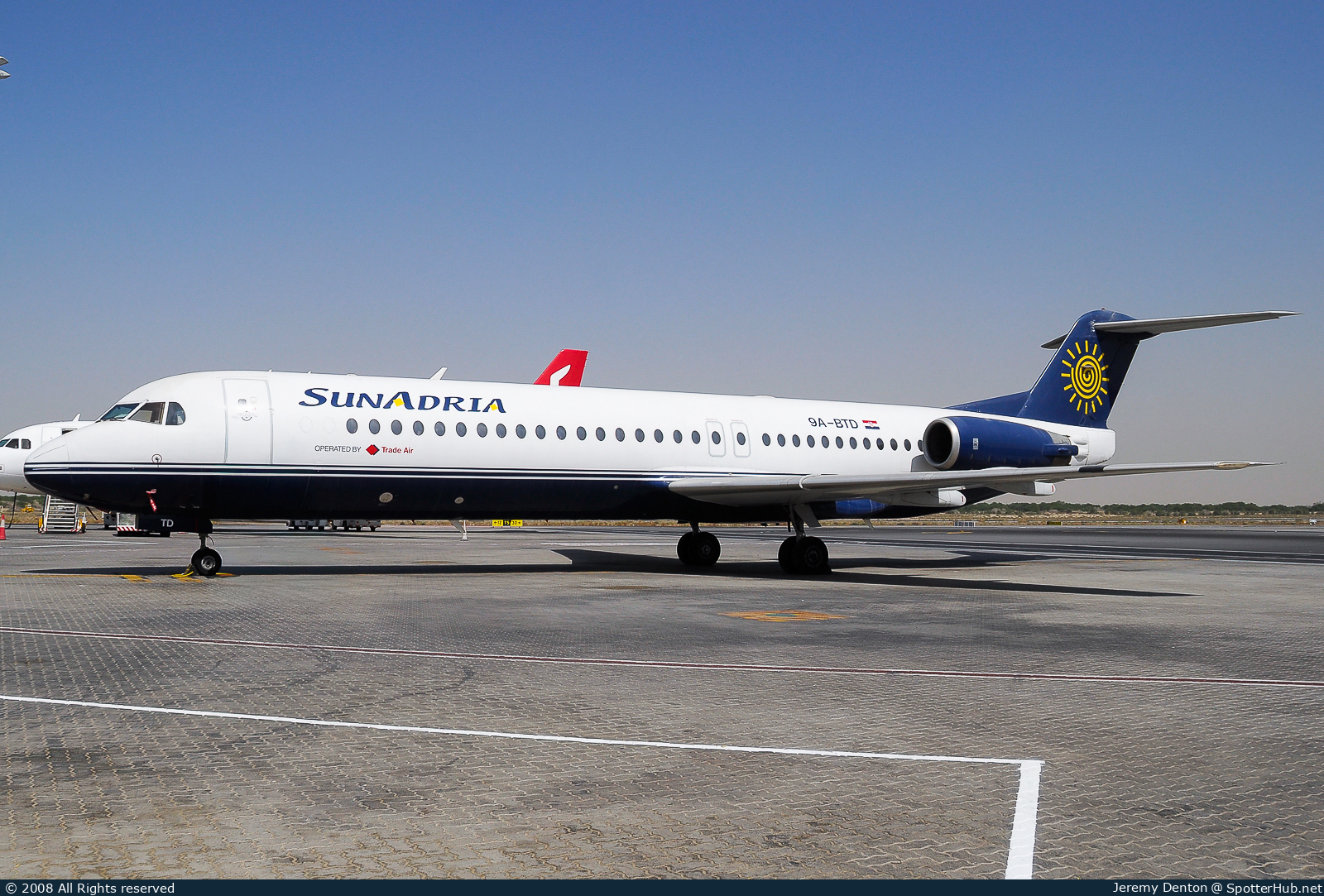 Photo of 9A-BTD - Fokker 100 operated by Trade Air