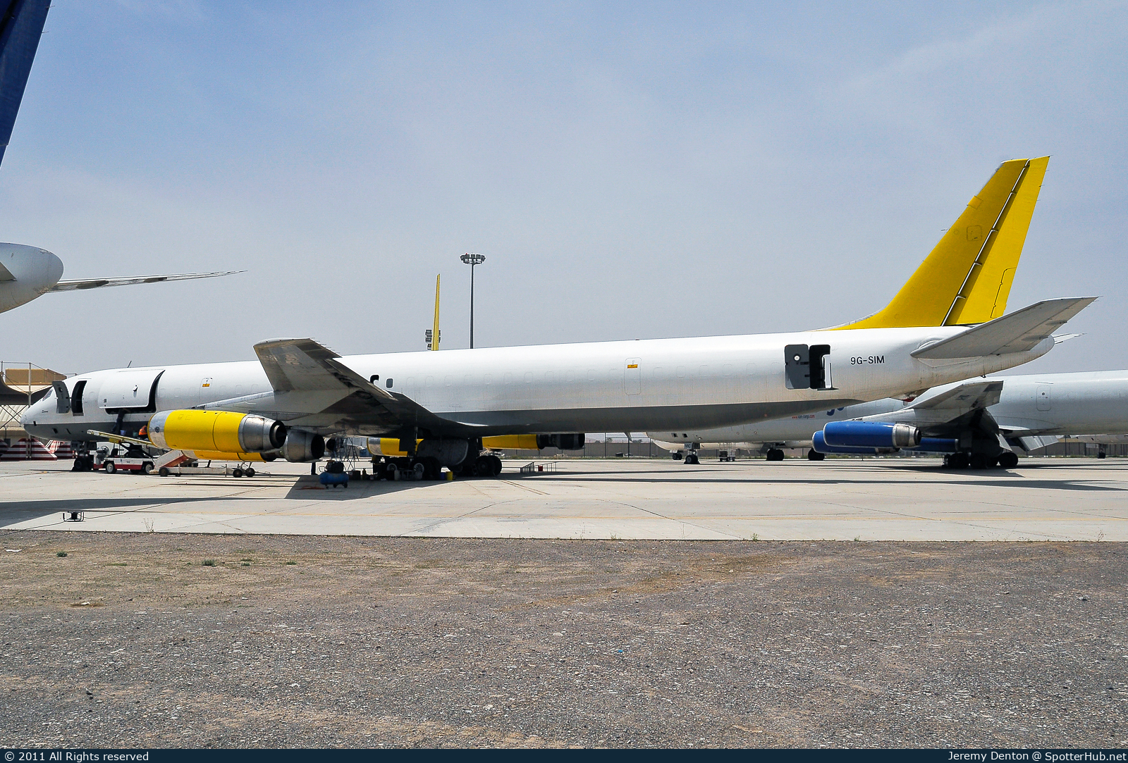 Photo of 9G-SIM - McDonnell Douglas DC-8-63CF(F) operated by Johnsons Air
