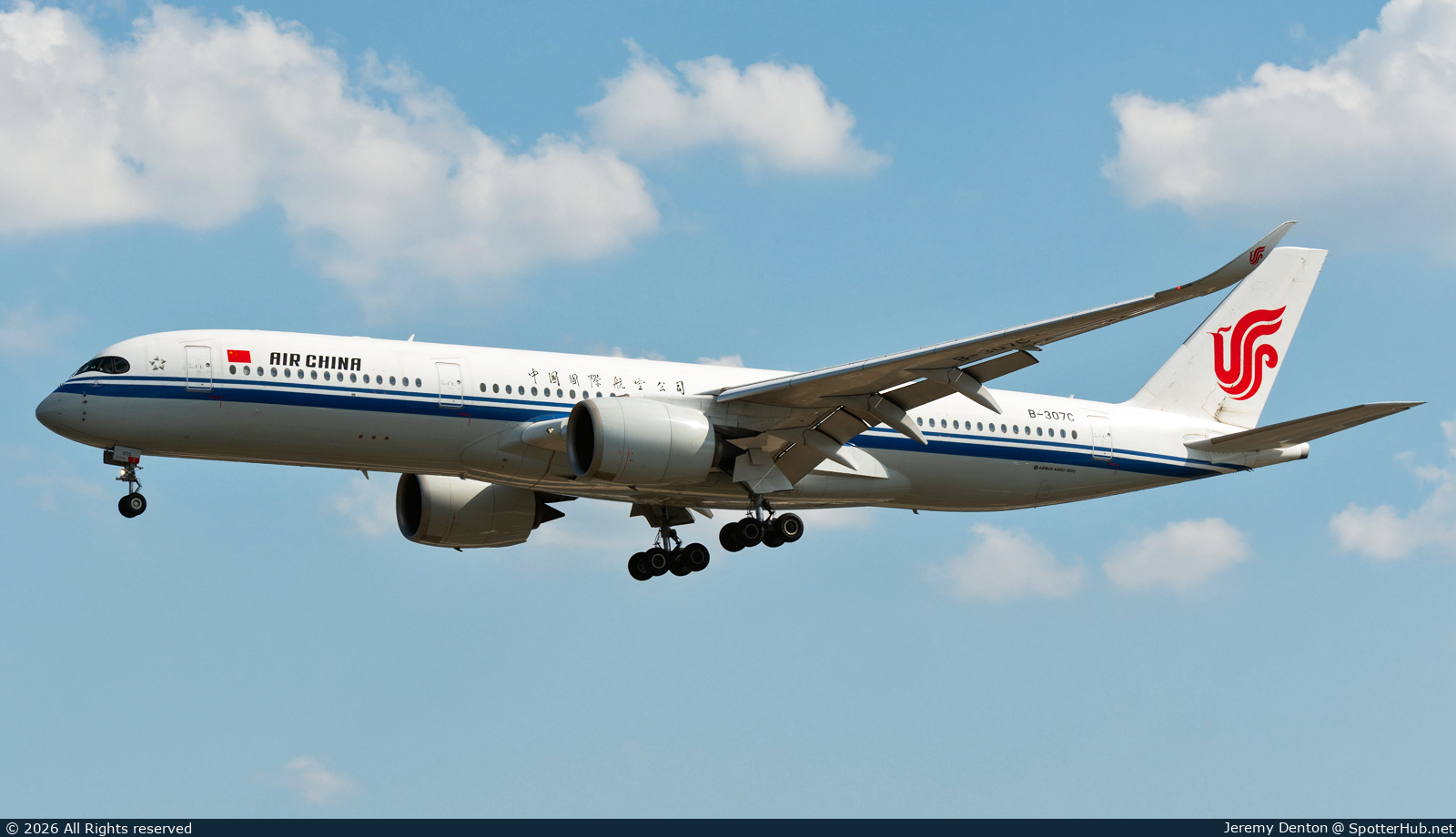 Photo of B-307C - Airbus A350-941 operated by Air China